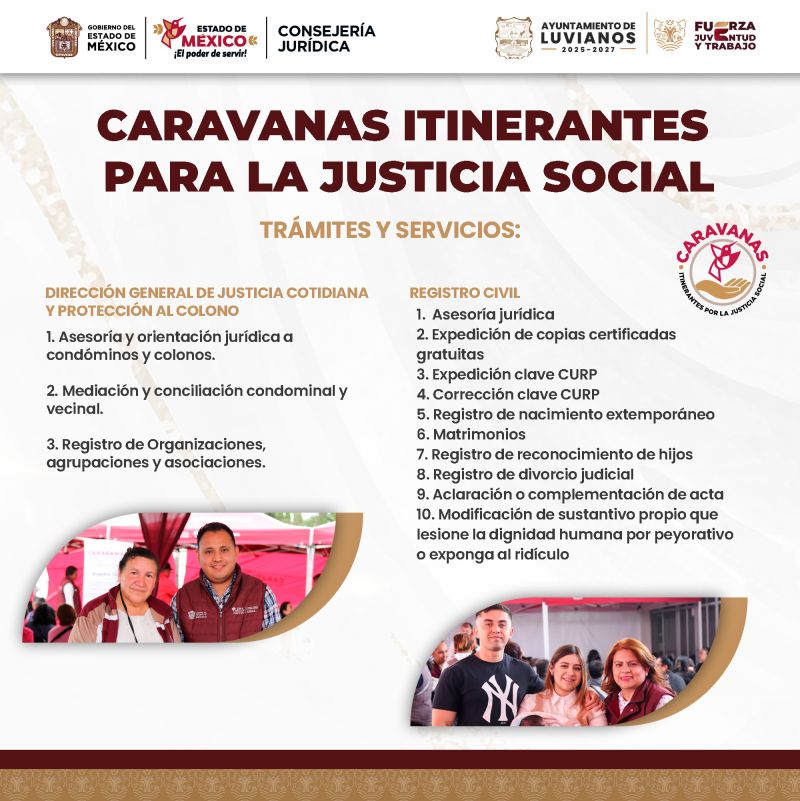Las Caravanas Itinerantes para la Justicia Social llegan a Luvianos