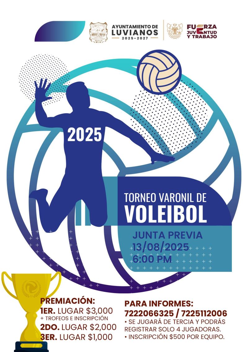 ¡El voleibol se vive en Luvianos!