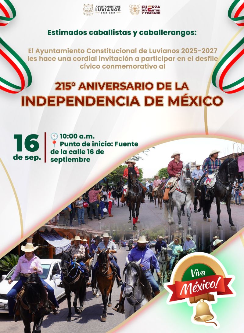 El Ayuntamiento Constitucional de Luvianos Invita