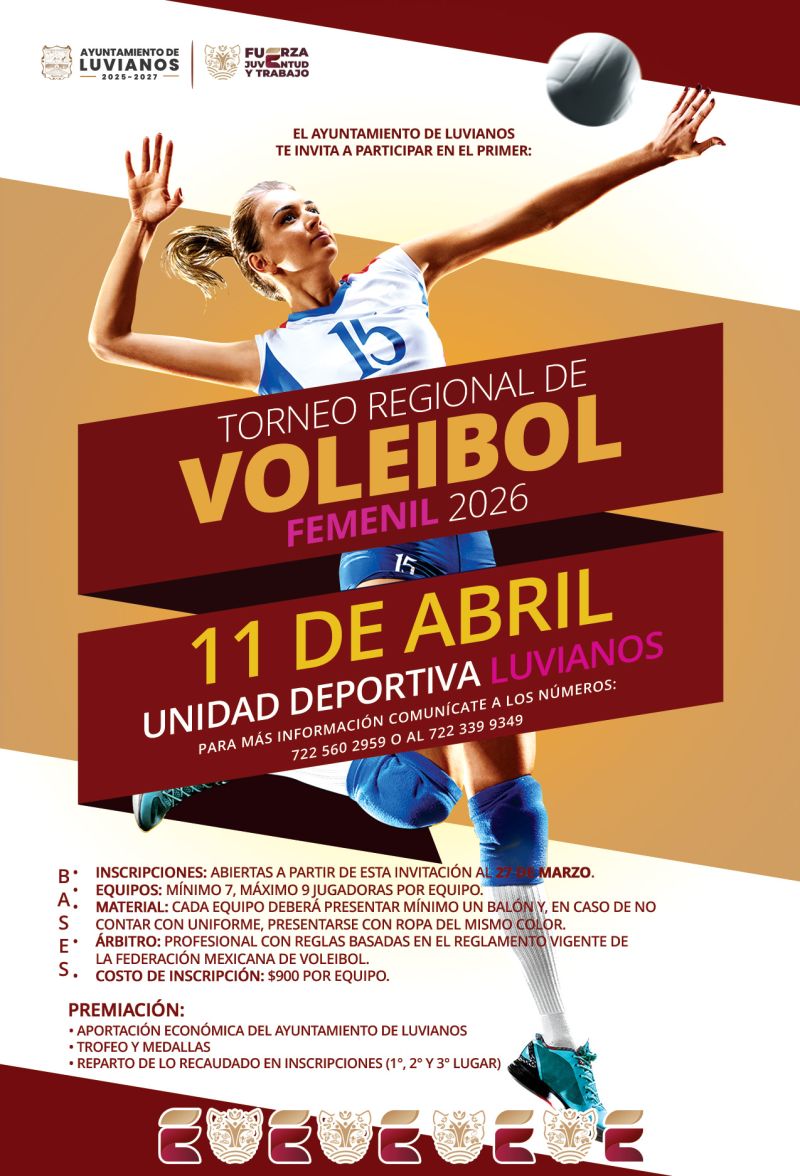 Torneo Regional de Voleibol Femenil 2026